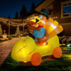 Turkey In Corn Car Thanksgiving Inflatable. 